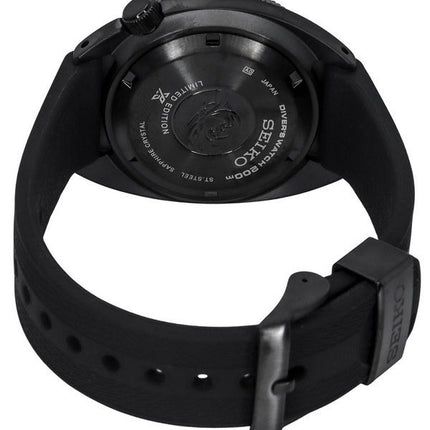 Montre pour homme Seiko Prospex Sea Black Series Night édition limitée automatique SPB335J1 200M