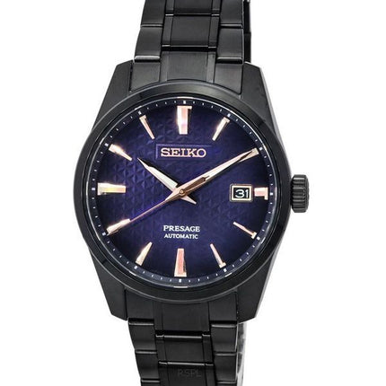Montre pour homme Seiko Presage Akebono Sharp Edged Series édition limitée cadran bleu automatique SPB363J1 100M