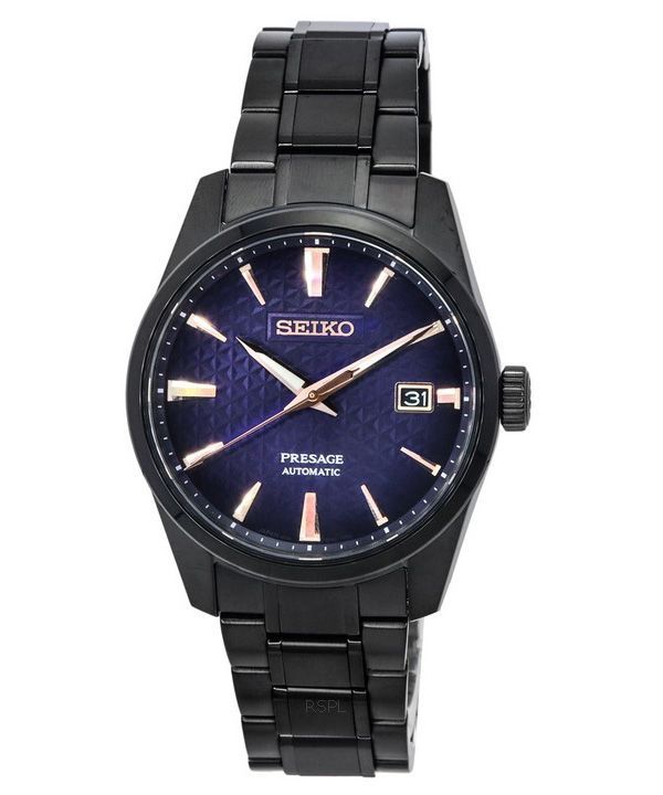 Montre pour homme Seiko Presage Akebono Sharp Edged Series édition limitée cadran bleu automatique SPB363J1 100M