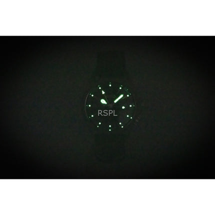 Montre homme Seiko Prospex Alpinist GMT, bracelet en cuir, cadran noir, automatique, SPB379J1, 200 m