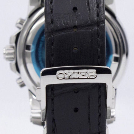 Montre Seiko Premier Chronograph Alarm perpétuelle SPC161P2 masculin