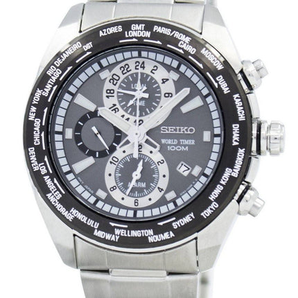 Alarme Seiko World Timer SPL035P1 SPL035 SPL035P montre homme