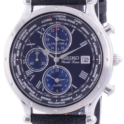 Montre Homme Seiko 30th Anniversary Age Of Discovery Heure Mondiale SPL059 SPL059P1 SPL059P Quartz Chronographe Edition Limitée