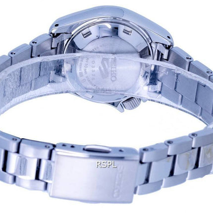 Montre Seiko 5 Sports Automatique en acier inoxydable, cadran bleu, réf. SRE003 SRE003K1 SRE003K, étanche à 100 m, pour femme, reconditionnée.