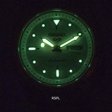 Montre pour femme Seiko 5 Sports bicolore en acier inoxydable cadran blanc automatique SRE004 SRE004K1 SRE004K 100M