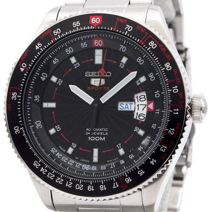 Seiko 5 Sports automatique 24 bijoux pilote Japon fait SRP613J1 SRP613J montre homme