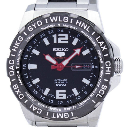 Seiko 5 Sports Japon fait montre GMT automatique SRP685 SRP685J1 SRP685J masculine
