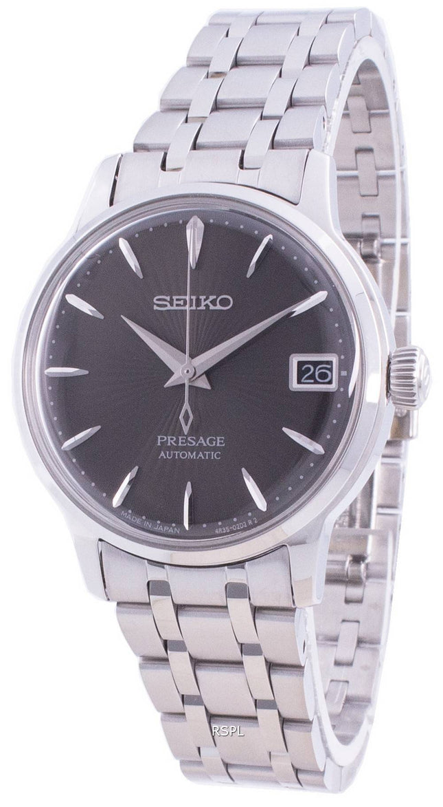 Montre pour homme Seiko Presage Automatic SRP837 SRP837J1 SRP837J fabriquée au Japon