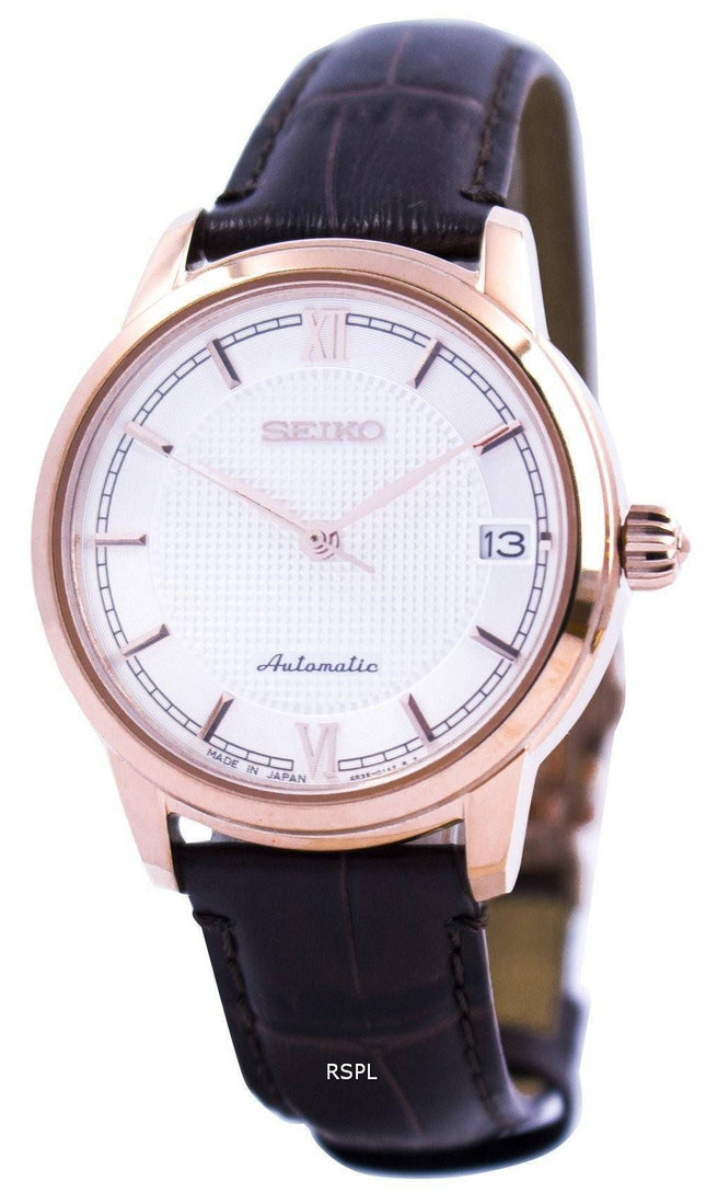 Seiko Presage automatique 23 Jewels Japon Made SRP858 SRP858J1 SRP858J Montre Femme