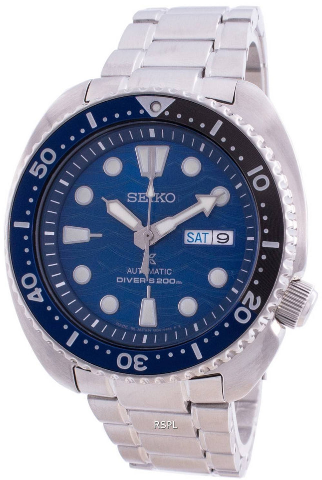 Montre pour homme Seiko Prospex Turtle Save The Ocean SRPD21 SRPD21J1 SRPD21J 200M