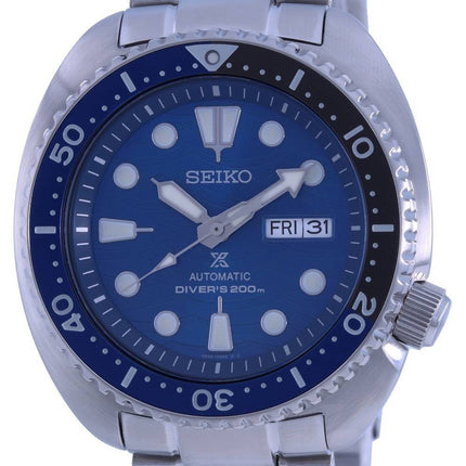 Montre Homme Seiko Prospex Save The Ocean Blue Dial Automatic Diver&#39,s SRPD21 SRPD21K1 SRPD21K 200M
