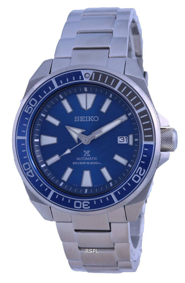 Montre pour homme Seiko Prospex Samurai Save The Ocean Special Edition Diver&#39,s Automatic SRPD23 SRPD23K1 SRPD23K 200M