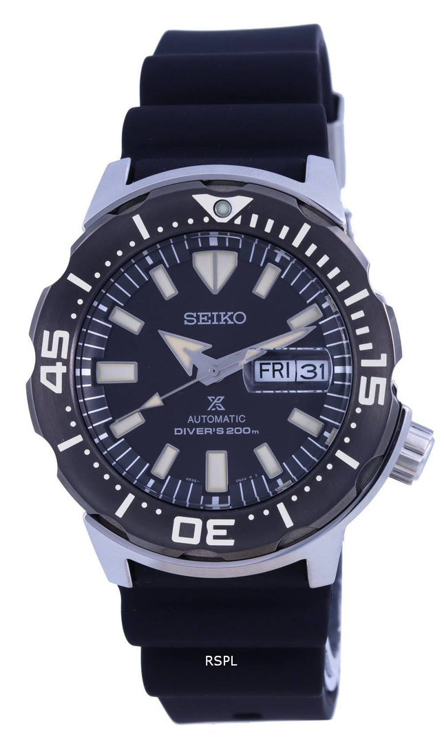 Montre Seiko Prospex Monster Automatic Diver&#39,s SRPD27 SRPD27K1 SRPD27K 200M pour homme