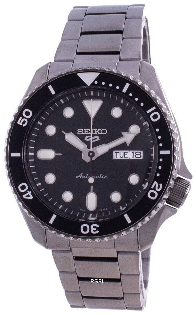 HORSMontre pour homme Seiko 5 Sports Style SRPD65 SRPD65K1 SRPD65K 100M