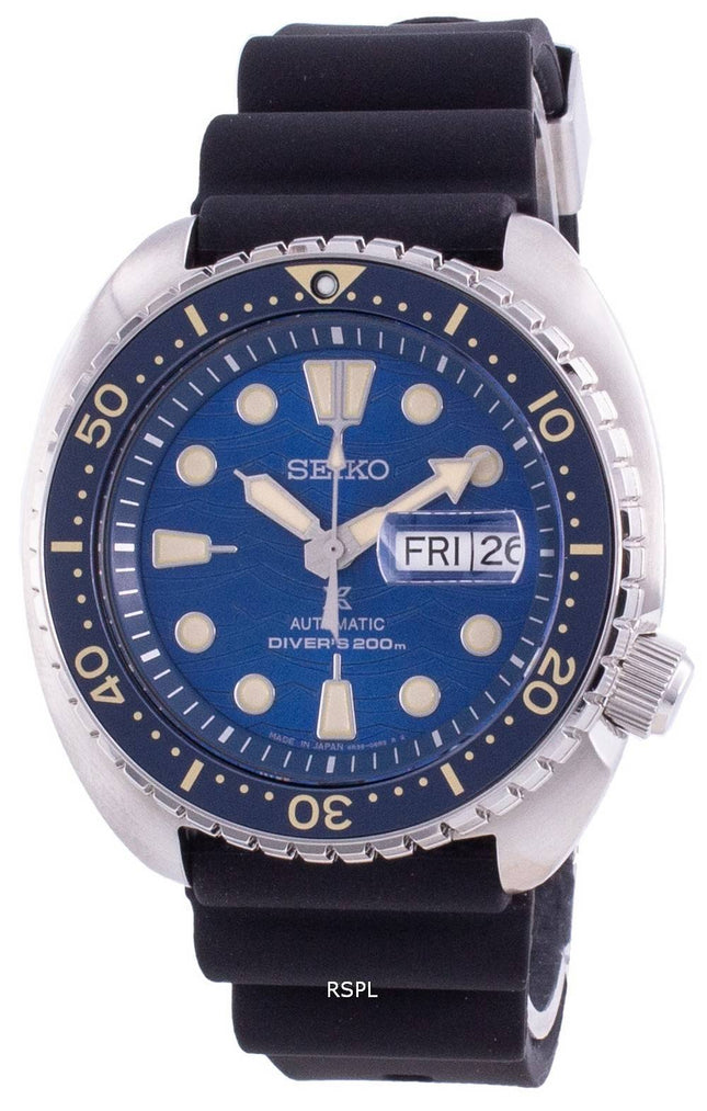 Montre pour homme Seiko Prospex Automatic Diver's King Turtle SRPE07 SRPE07J1 SRPE07J fabriquée au Japon 200M