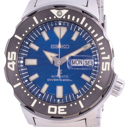 Montre pour homme Seiko Prospex Automatic Diver Save The Ocean SRPE09 SRPE09J1 SRPE09J fabriquée au Japon 200M