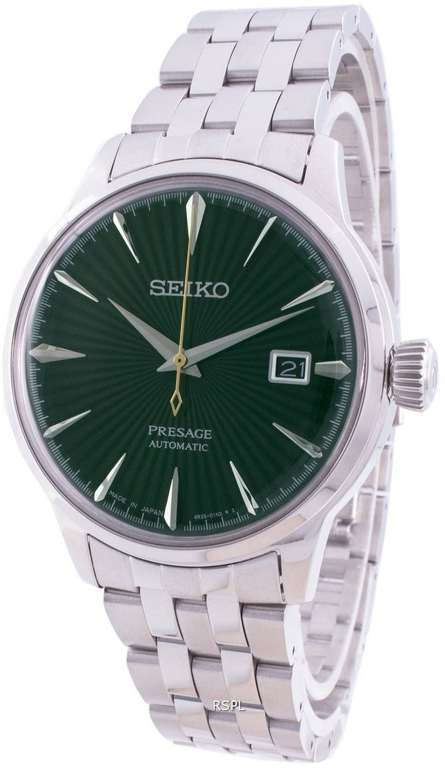 Montre pour homme Seiko Presage Automatic SRPE15 SRPE15J1 SRPE15J fabriquée au Japon