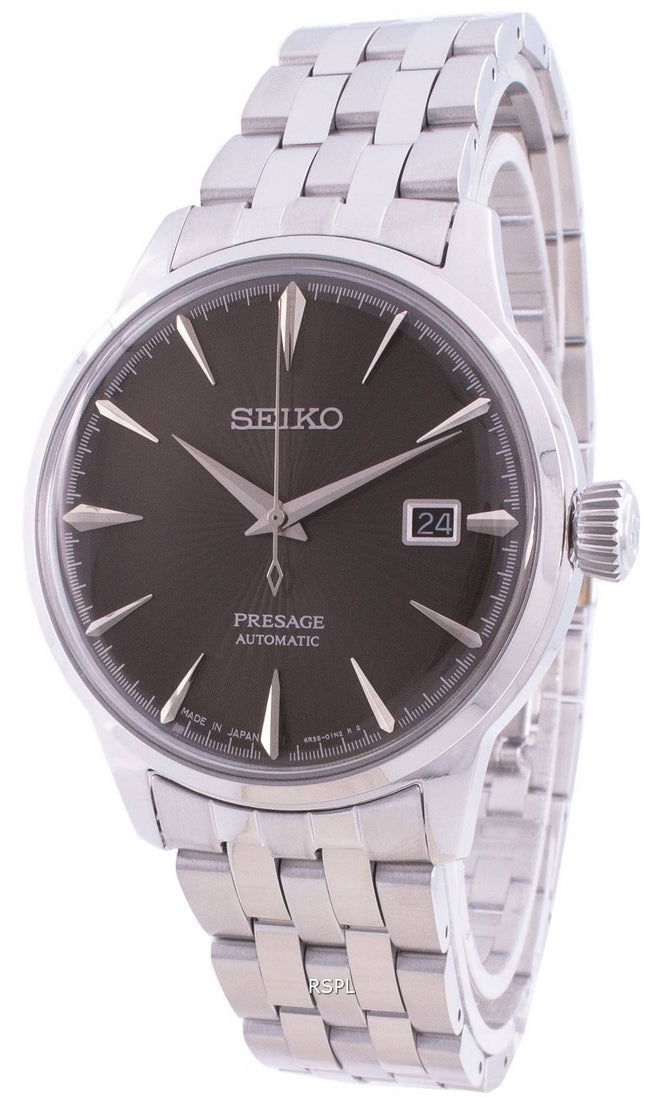 Montre pour homme Seiko Presage Automatic SRPE17 SRPE17J1 SRPE17J fabriquée au Japon