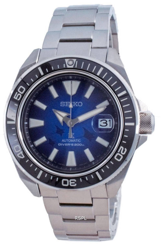 Montre pour homme Seiko Prospex Save The Ocean Manta Ray Edition SRPE33 SRPE33J1 SRPE33J 200M automatique