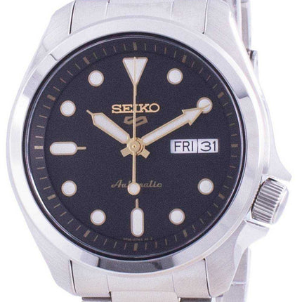 Montre homme Seiko 5 Sports à cadran noir automatique SRPE57 SRPE57K1 SRPE57K 100M reconditionnée