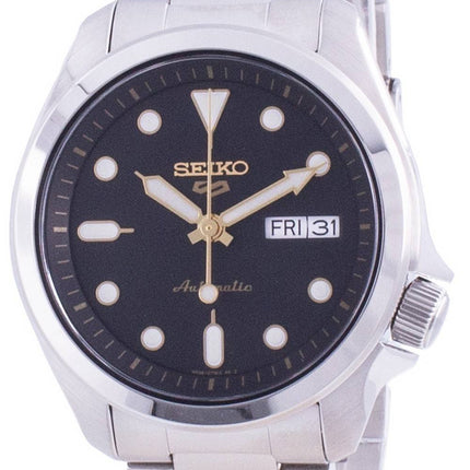 Montre homme Seiko 5 Sports à cadran noir automatique SRPE57 SRPE57K1 SRPE57K 100M reconditionnée