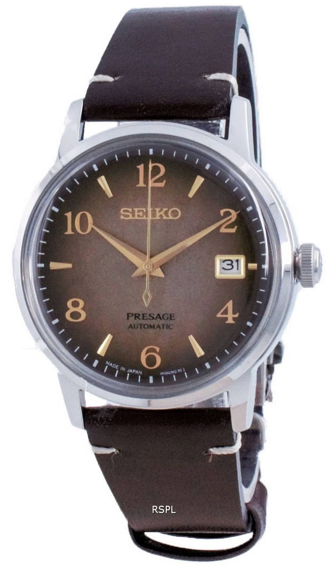 Montre Homme Seiko Presage Cocktail Time Hojicha Limited Edition Automatique SRPF43 SRPF43J1 SRPF43J