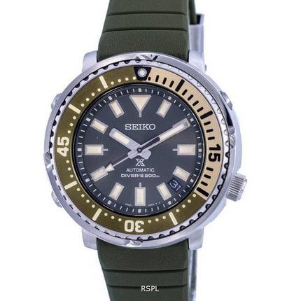 Montre pour homme Seiko Prospex Street Series Tuna Safari Edition Cadran vert Diver's Automatic SRPF83K1 SRPF83K 200M