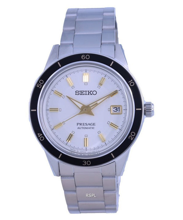 Montre pour homme Seiko Presage Style des années 60 en acier inoxydable automatique SRPG03 SRPG03J1 SRPG03J