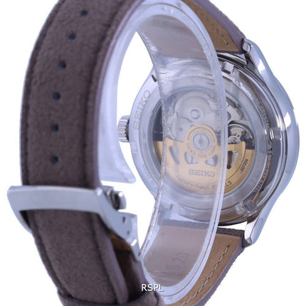 Montre Seiko Presage Zen Garden Cadran Blanc Bracelet en Cuir Automatique SRPG25 SRPG25J1 SRPG25J Montre Homme