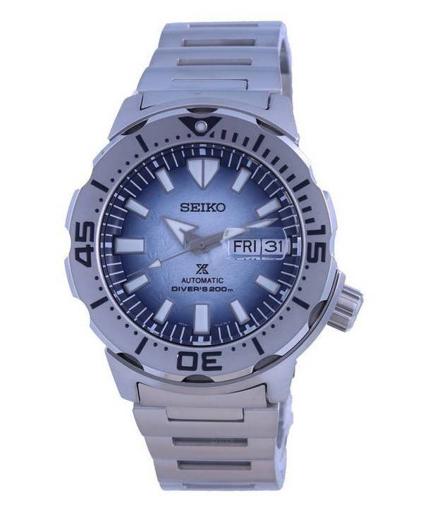 Montre Homme Seiko Prospex Antarctica Monster &quot,Save The Ocean&quot, Édition Spéciale Automatique SRPG57 SRPG57K1 SRPG57K 20
