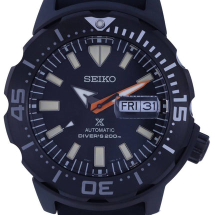 Montre pour homme Seiko Prospex Monster Black Series édition limitée automatique SRPH13 SRPH13K1 SRPH13K 200M