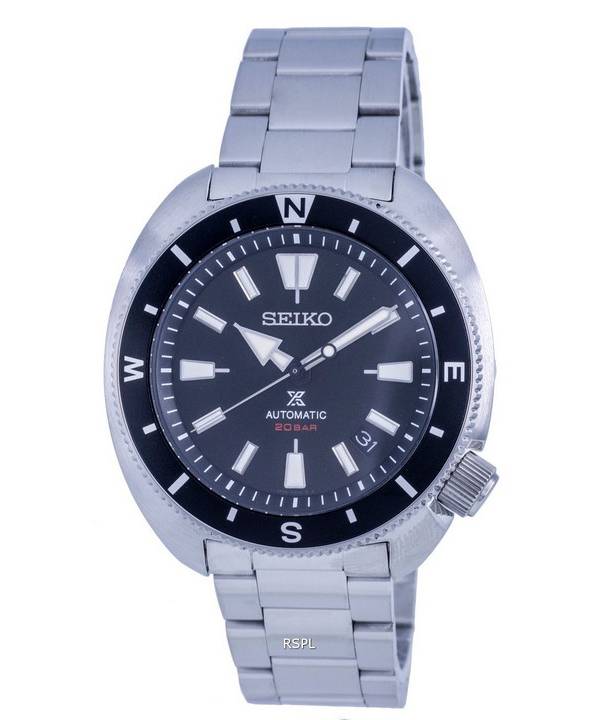 Montre pour homme Seiko Prospex Diver en acier inoxydable avec cadran vert automatique SRPH15K SRPH15K1 SRPH15K 200M