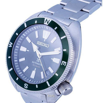 Montre pour homme Seiko Prospex Diver en acier inoxydable avec cadran vert automatique SRPH15K SRPH15K1 SRPH15K 200M