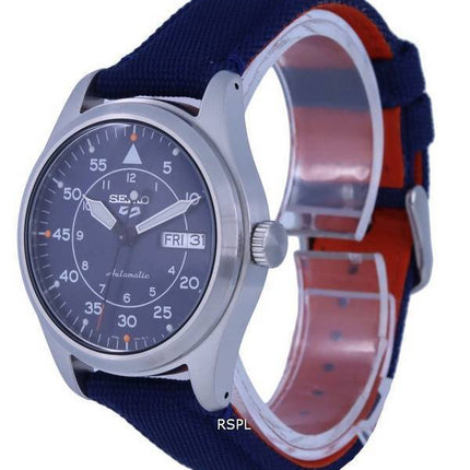 Seiko 5 Sports Flieger Nylon Cadran Bleu Automatique SRPH31K1 100M Montre Homme