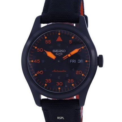 Montre Homme Seiko 5 Sports Flieger Nylon Cadran Noir Automatique SRPH33K1 100M