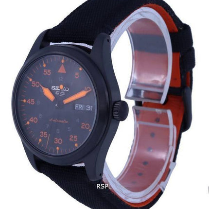 Montre Homme Seiko 5 Sports Flieger Nylon Cadran Noir Automatique SRPH33K1 100M