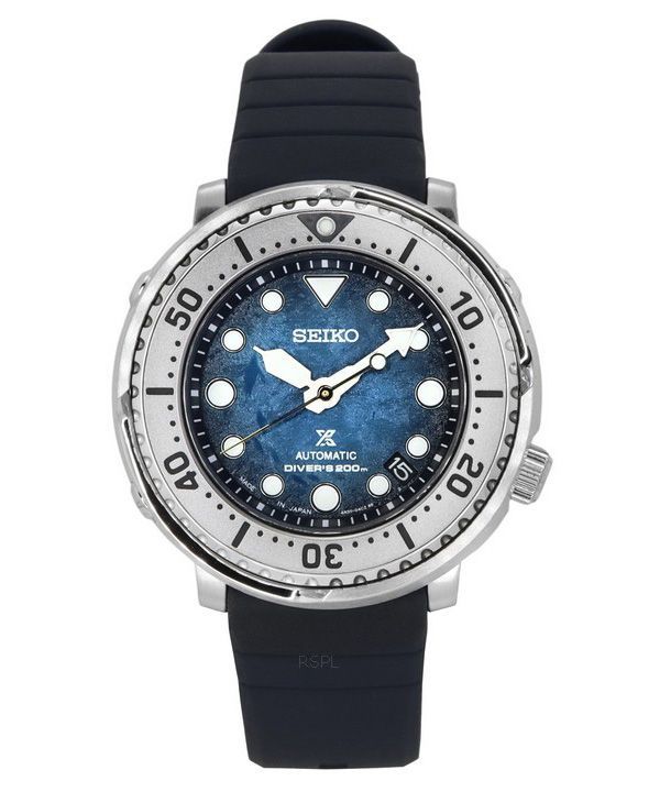 Montre pour homme Seiko Prospex Save The Ocean édition spéciale cadran bleu 23 rubis automatique SRPH77J1 200M pour homme