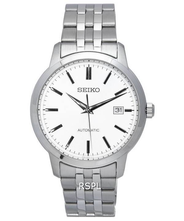 Montre Seiko Discover More en acier inoxydable avec cadran argenté automatique SRPH85 SRPH85K1 SRPH85K 100M pour homme
