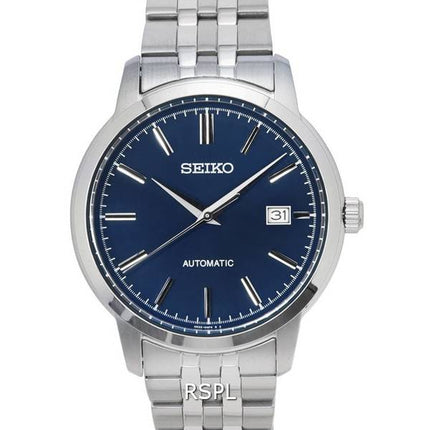 Montre homme Seiko Discover More reconditionnée, acier inoxydable, cadran bleu, automatique SRPH87 SRPH87K1 SRPH87K, étanche à 100 m