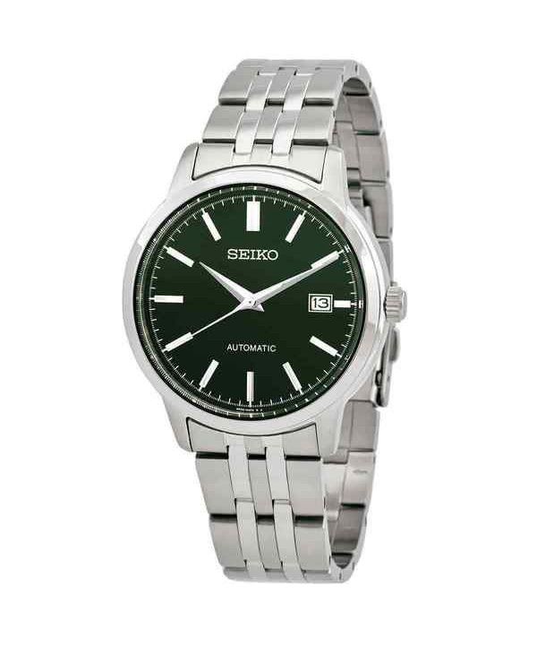 Montre Seiko Discover More en acier inoxydable avec cadran vert 23 rubis automatique SRPH89K1 100M pour homme