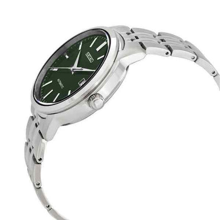 Montre Seiko Discover More en acier inoxydable avec cadran vert 23 rubis automatique SRPH89K1 100M pour homme