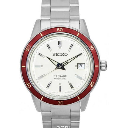Seiko Presage Style60s Cadran Blanc Automatique SRPH93 SRPH93J1 SRPH93J Montre Homme