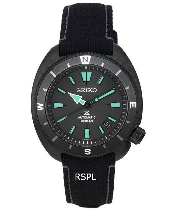 Montre Homme Seiko Prospex Black Series Tortue Édition Limitée Automatique SRPH99 SRPH99K1 SRPH99K 200M