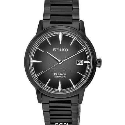 Montre Homme Seiko Presage Cocktail Time Le Velours Noir Automatique SRPJ15 SRPJ15J1 SRPJ15J