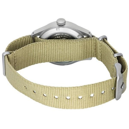 Seiko 5 Sports Desert Kit Midfield Bracelet en nylon Cadran crème Automatique SRPJ83K1 100M Montre pour homme