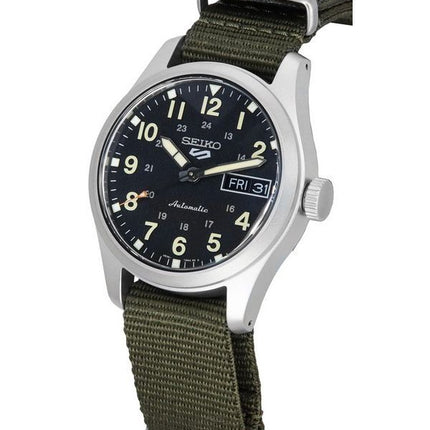 Seiko 5 Sports Green Zone Milieu Cadran Noir Automatique SRPJ85K1 100M Montre Homme