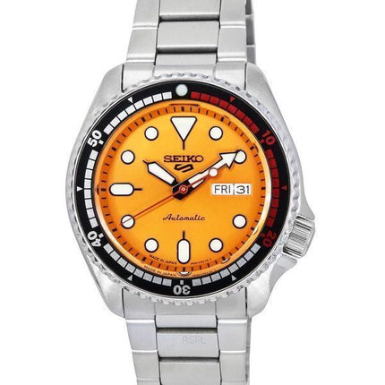 Montre pour homme Seiko 5 Sports SKX 55e anniversaire édition limitée, cadran orange, 24 rubis, automatique SRPK07J1 100M