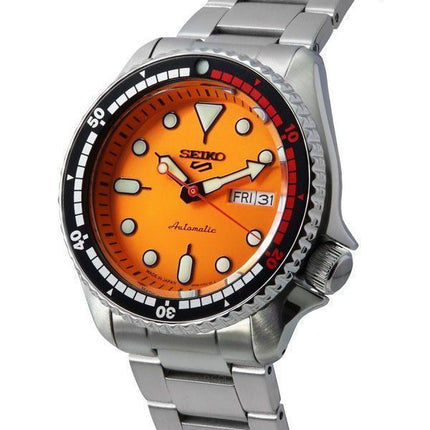 Montre pour homme Seiko 5 Sports SKX 55e anniversaire édition limitée, cadran orange, 24 rubis, automatique SRPK07J1 100M