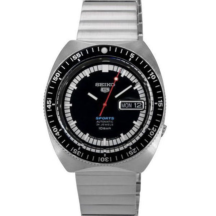 Montre pour homme Seiko 5 Sports SKX 55e anniversaire édition limitée en acier inoxydable cadran noir 24 bijoux automatique SRP