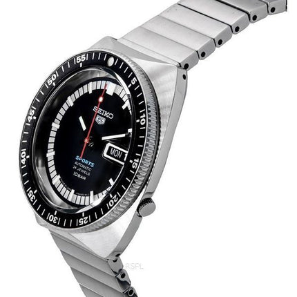 Montre pour homme Seiko 5 Sports SKX 55e anniversaire édition limitée en acier inoxydable cadran noir 24 bijoux automatique SRP